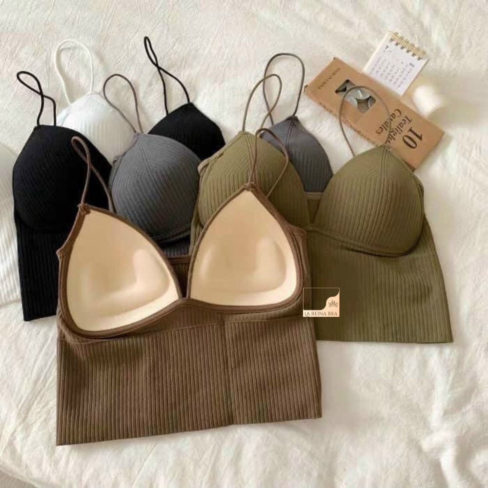 Bra 2 dây gân tăm viền ngực sexy