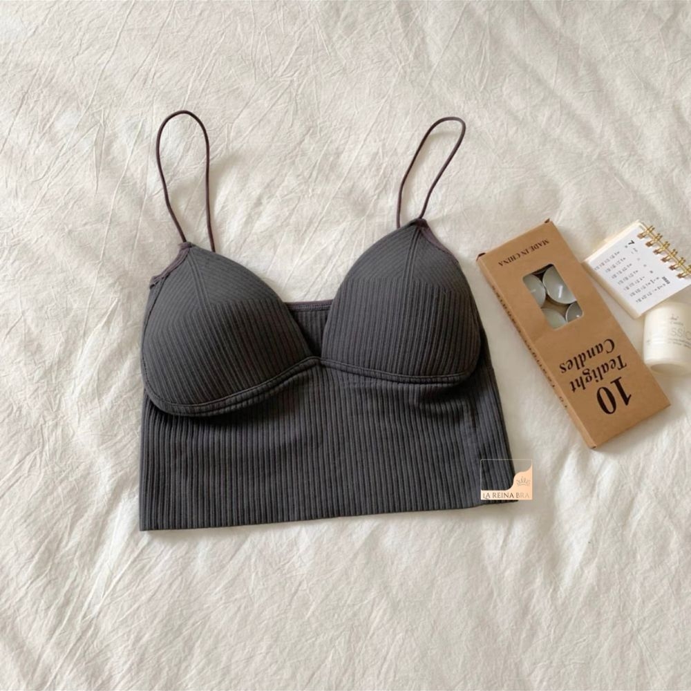 Bra 2 dây gân tăm viền ngực sexy