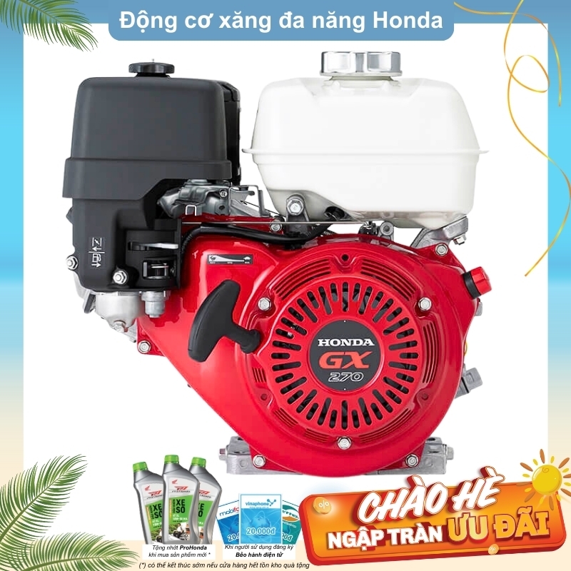 Động cơ xăng Honda GX200T2 QHTN