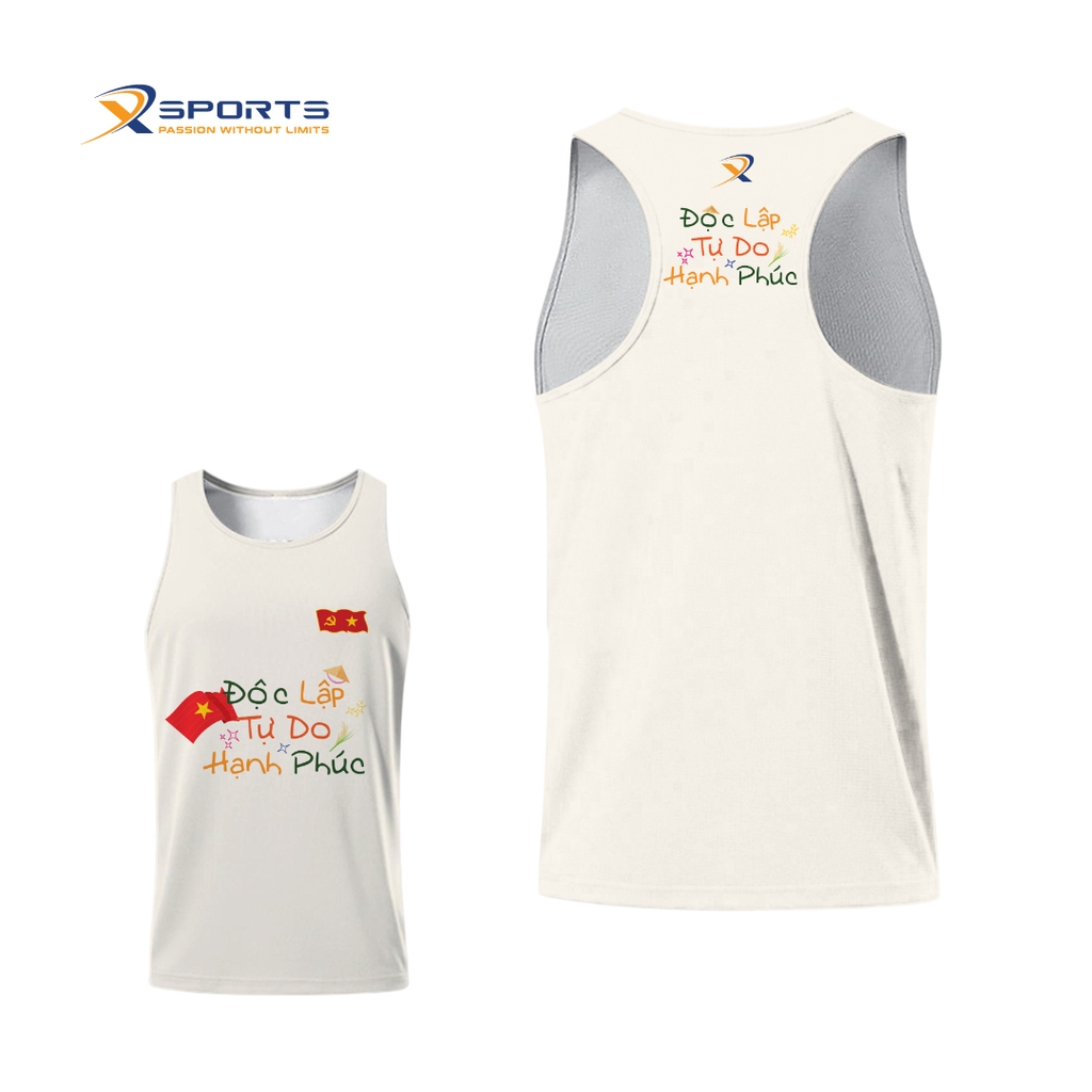 Áo chạy bộ nam nữ Việt Nam độc lập MS362