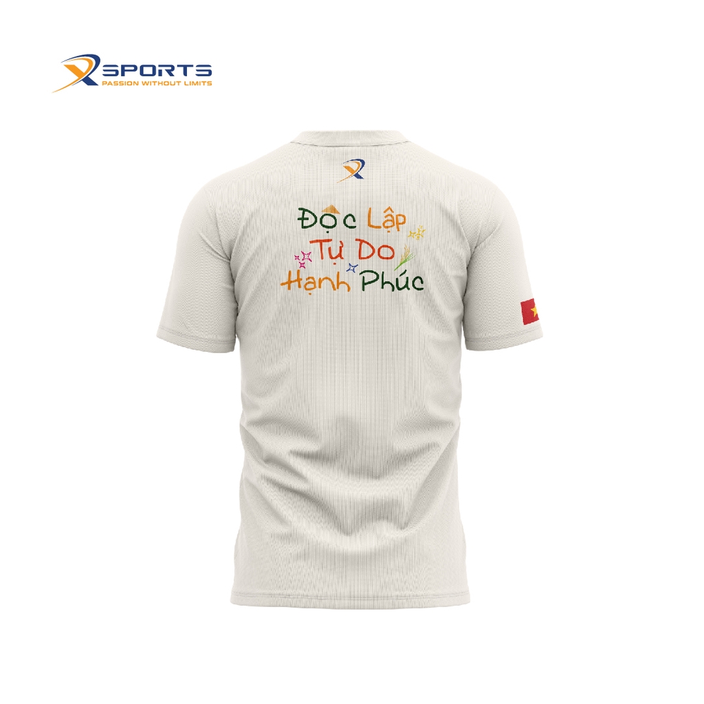 Áo chạy bộ nam nữ Việt Nam độc lập MS362
