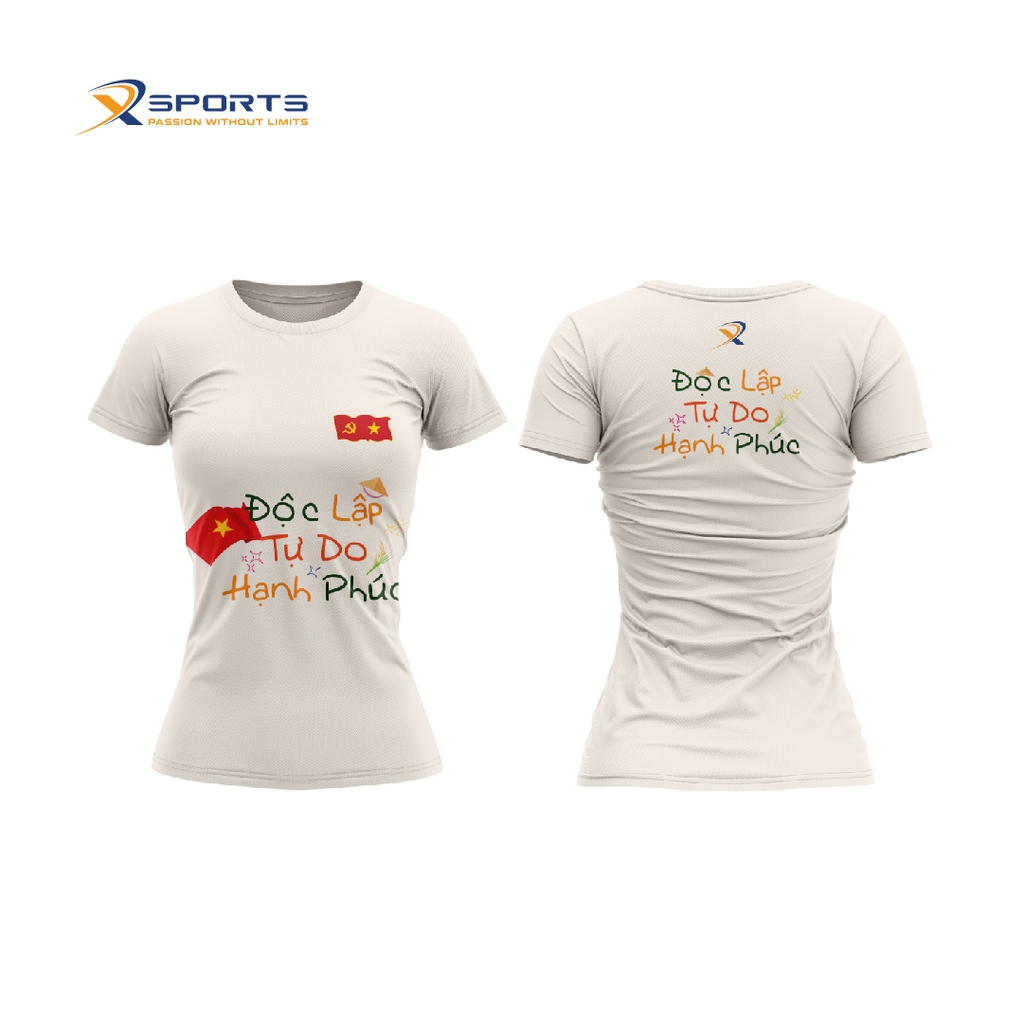 Áo chạy bộ nam nữ Việt Nam độc lập MS362
