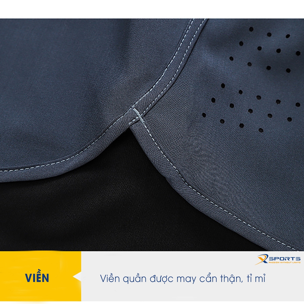 QUẦN CHẠY BỘ HAI LỚP LEGO DÀNH CHO NAM THOÁNG KHÍ MS206