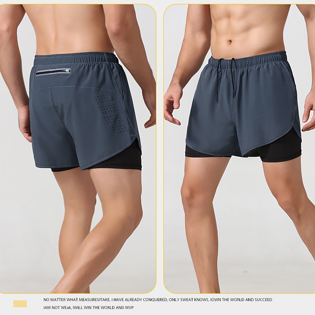 QUẦN CHẠY BỘ HAI LỚP LEGO DÀNH CHO NAM THOÁNG KHÍ MS206