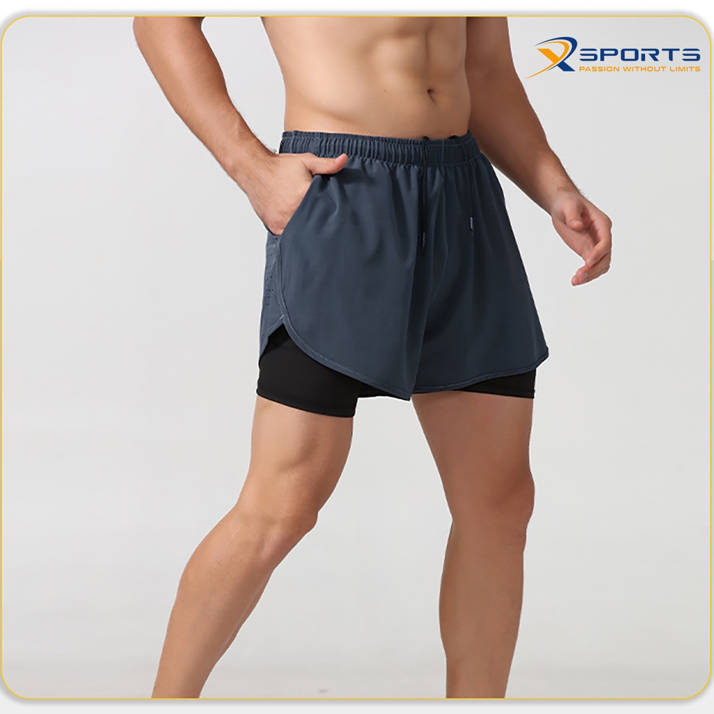 QUẦN CHẠY BỘ HAI LỚP LEGO DÀNH CHO NAM THOÁNG KHÍ MS206