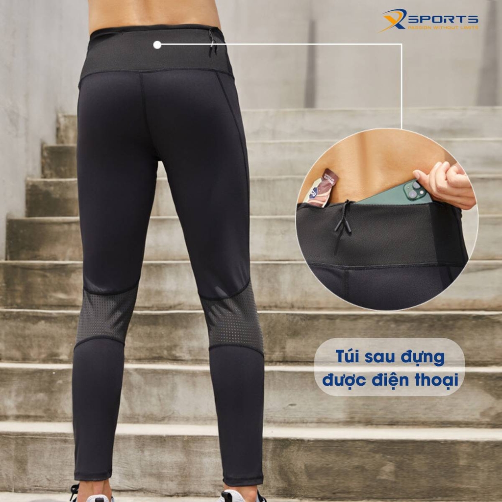 QUẦN BÓ CƠ CHẠY BỘ NAM NỮ RUNNING DÁNG DÀI - MS280