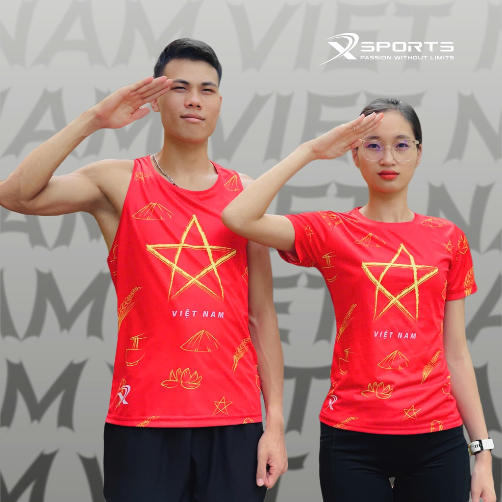 ÁO VIỆT NAM TỰ HÀO DÂN TỘC NAM NỮ MS327