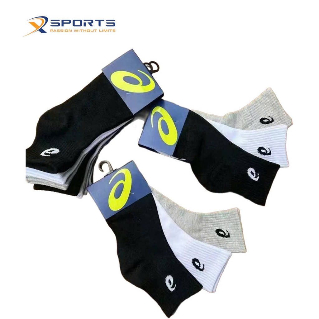 COMBO 3 ĐÔI TẤT CHẠY BỘ ACICS THOÁNG KHÍ CHO NAM NỮ MS346