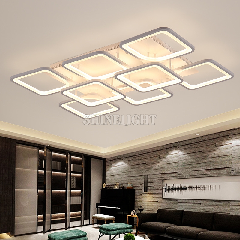ĐÈN MÂM LED 8 CÁNH CHỮ NHẬT