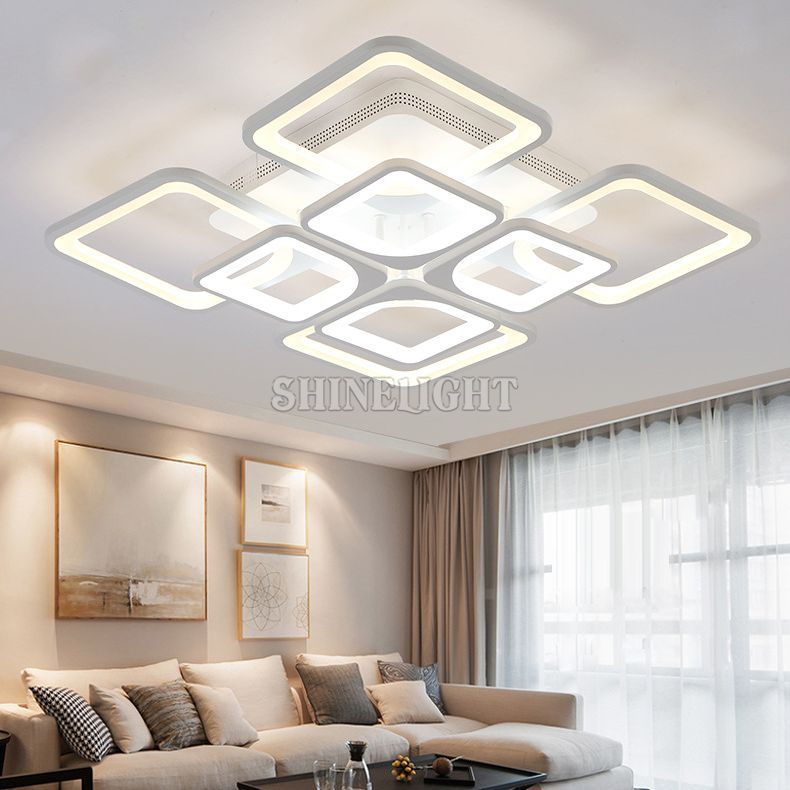 ĐÈN MÂM LED 8 CÁNH VUÔNG 600