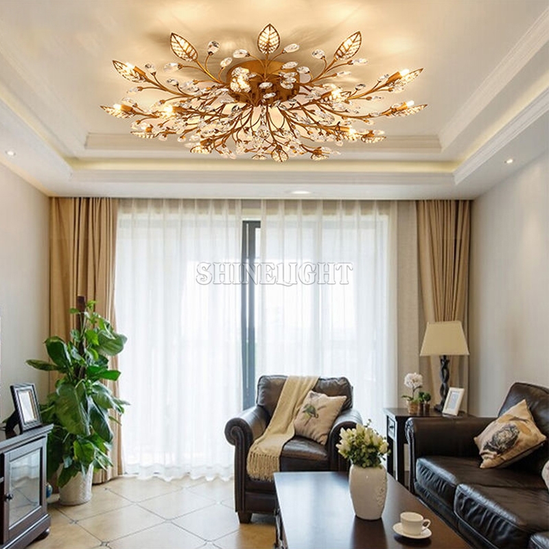 ĐÈN MÂM LED 15 CÁNH BLACK/GOLD