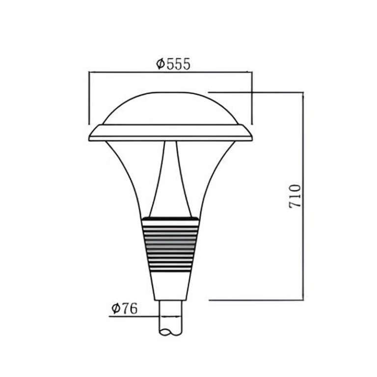 Cột đèn sân vườn SLSVECO
