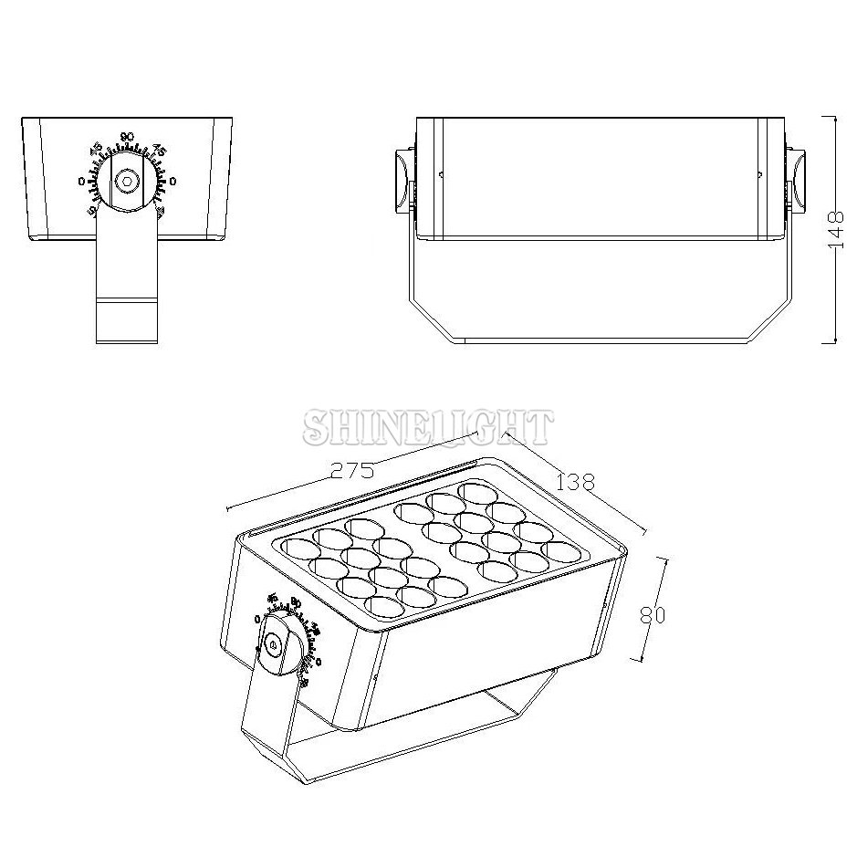 Đèn rọi cột SLWE
