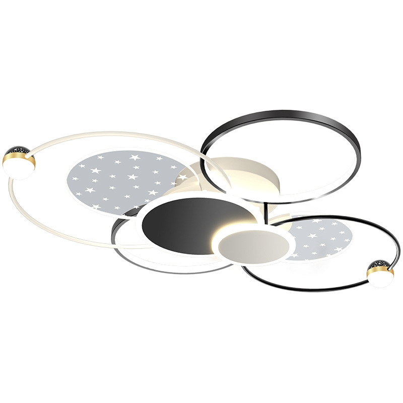ĐÈN MÂM LED ỐP 888 ĐEN