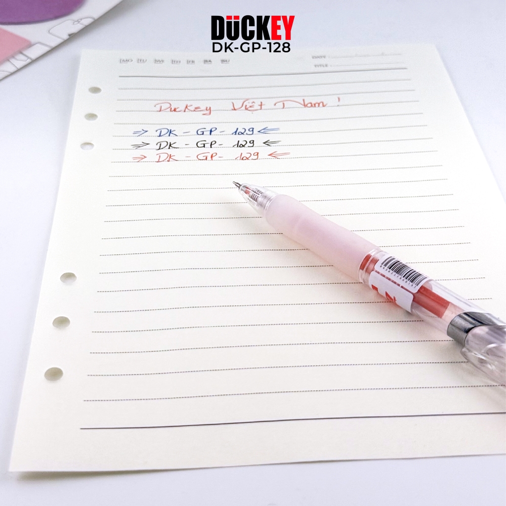 Bộ 96 Bút Gel Duckey DK-GP-128 Elite+ Ngòi ST Seiko Nhật Bản 0.5mm