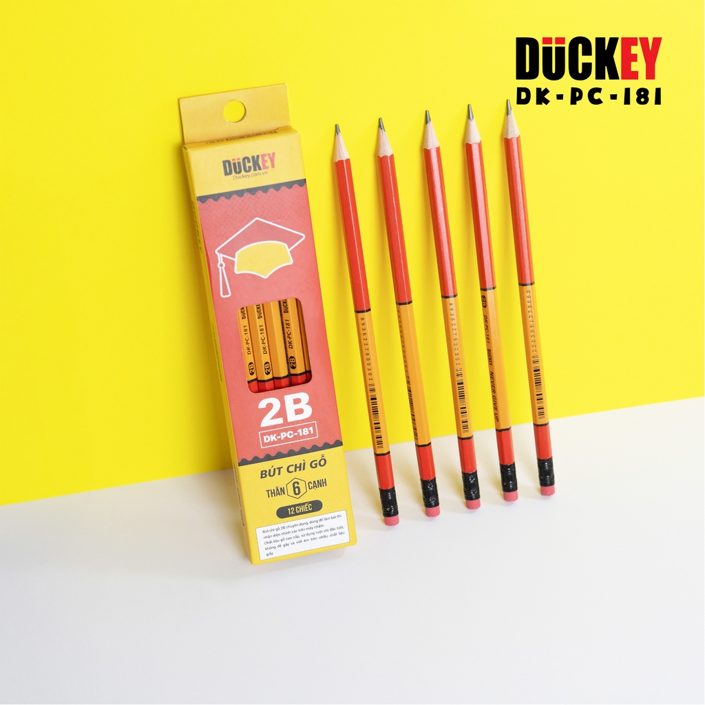 Bút Chì 2B Sĩ Tử DUCKEY DK-PC-181