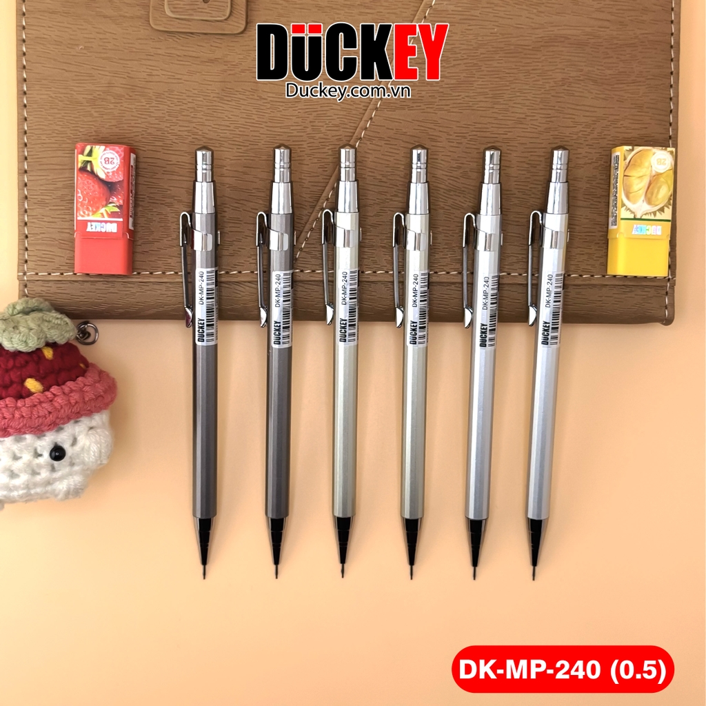 Bút chì kim Duckey DK-MP-240 0.5mm thân kim loại siêu bền