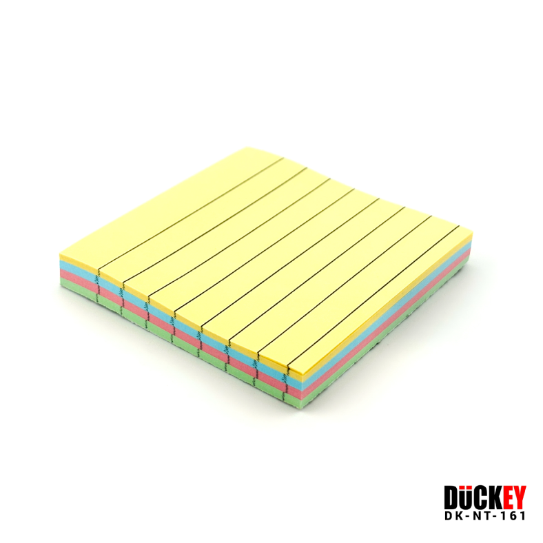 Giấy nhớ dòng kẻ nhiều màu DK-NT-161 76x76mm thương hiệu DUCKEY