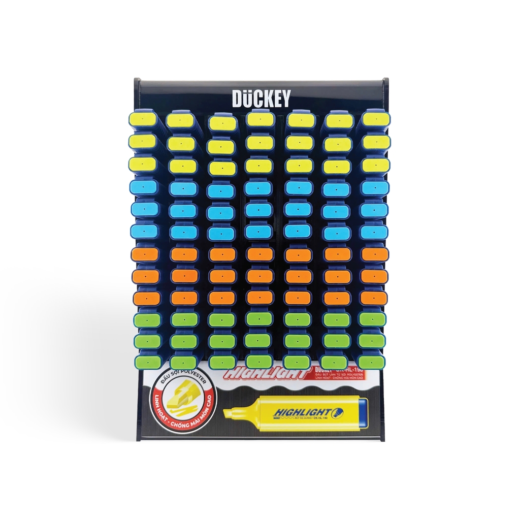 Bộ 84 Bút Nhớ Dòng Highlight DK-HL-190 thương hiệu Duckey Việt Nam