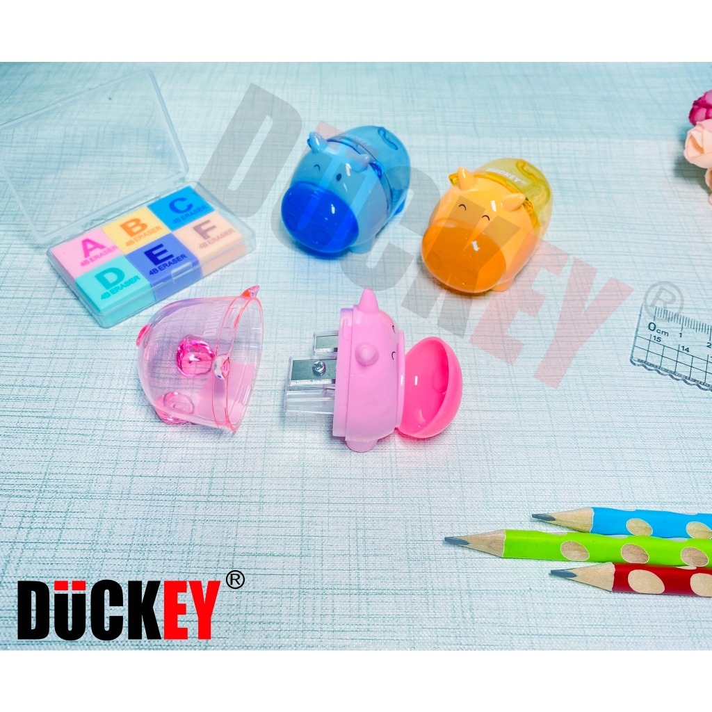 GỌT BÚT CHÌ CUTE HÌNH CON HEO. CHUẨN THƯƠNG HIỆU DUCKEY- MÃ DK-305