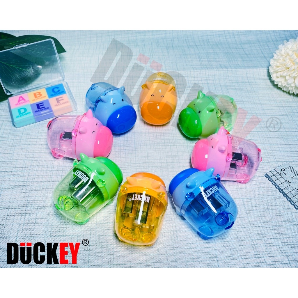 GỌT BÚT CHÌ CUTE HÌNH CON HEO. CHUẨN THƯƠNG HIỆU DUCKEY- MÃ DK-305