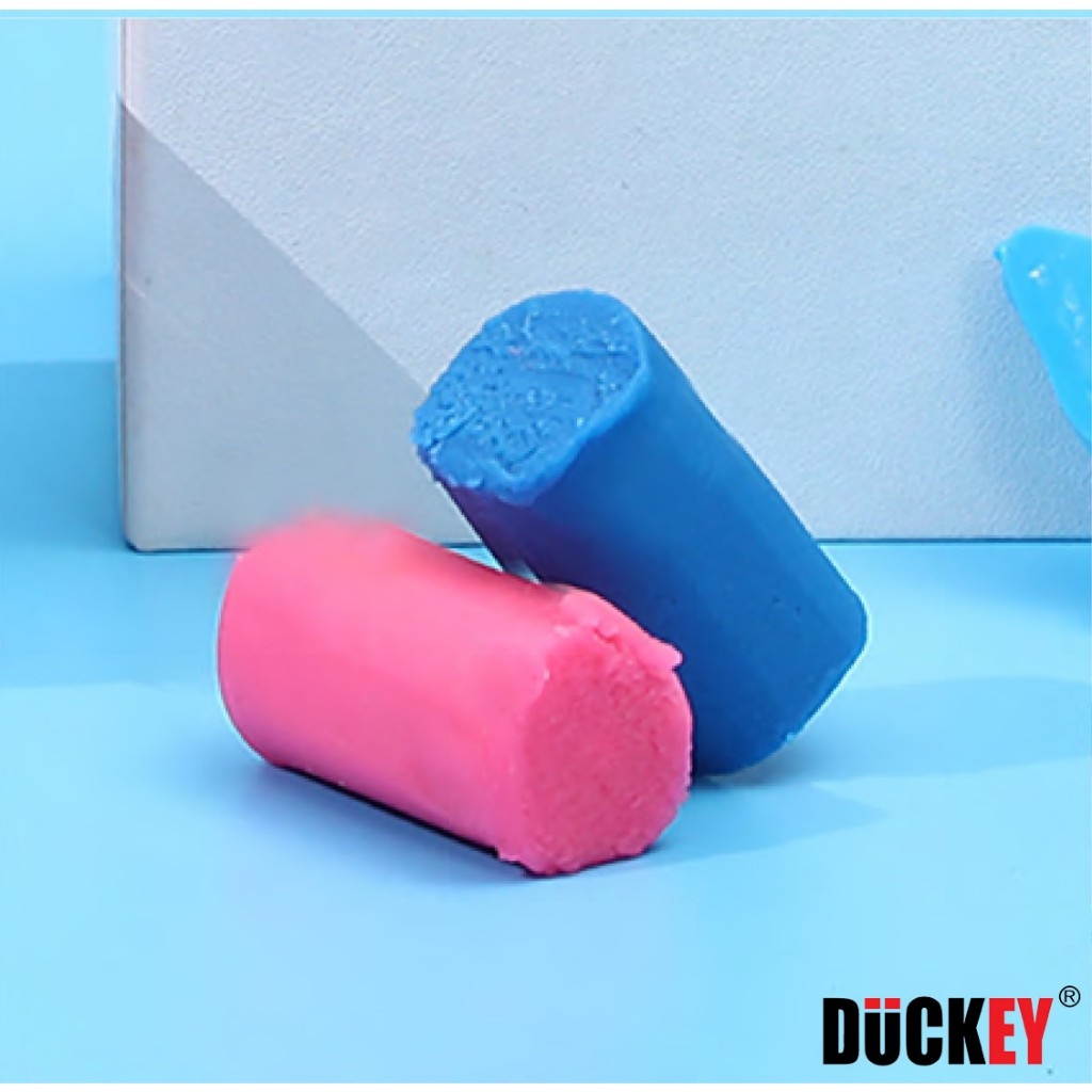 Đất nặn cho bé DUCKEY, Bộ sản phẩm XJY-183 được tặng kèm khuôn - 12 màu sắc - Làm từ bột mì - An toàn cho bé