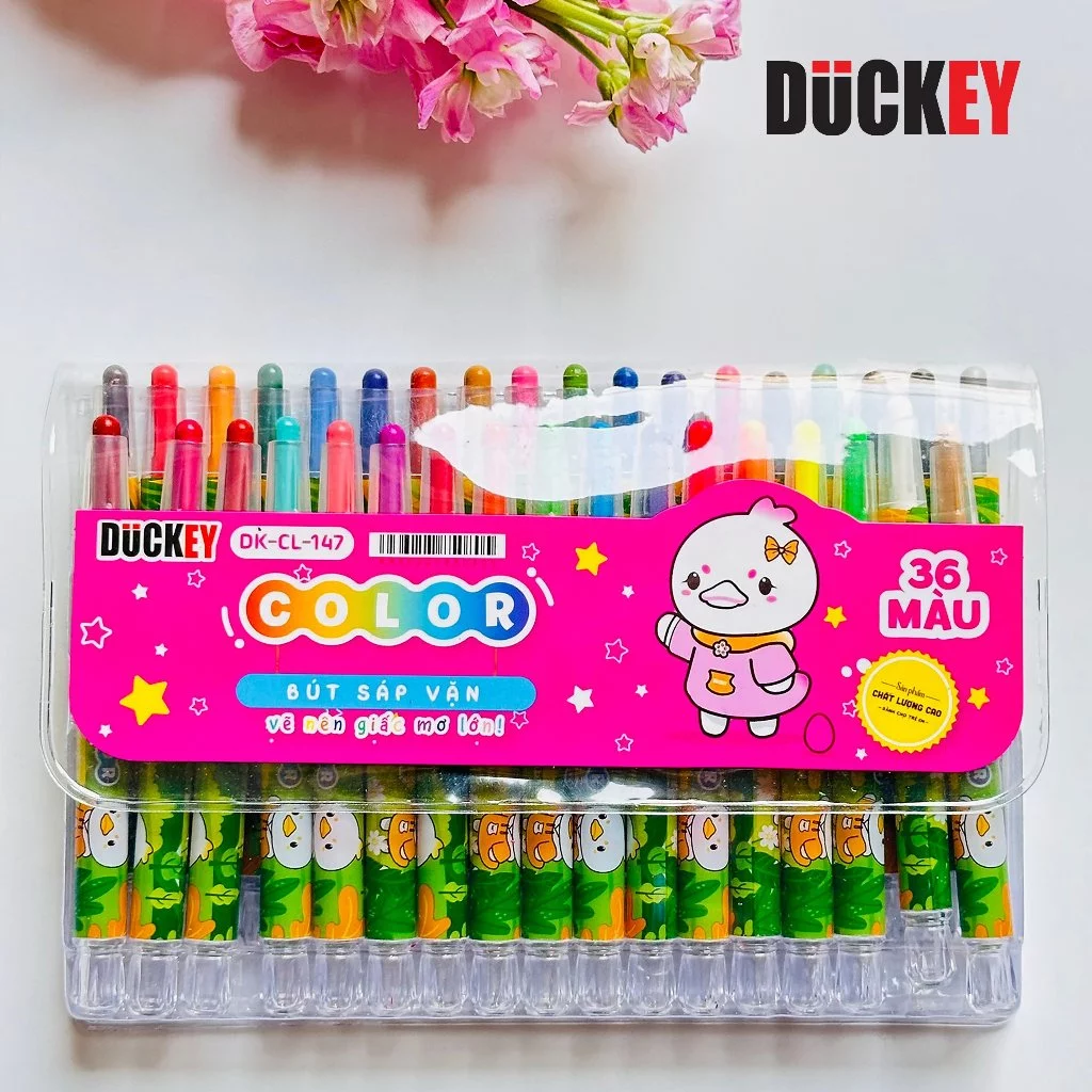 Sáp Vặn DUCKEY DK-CL-147 (36 Màu – Đóng Vỉ)