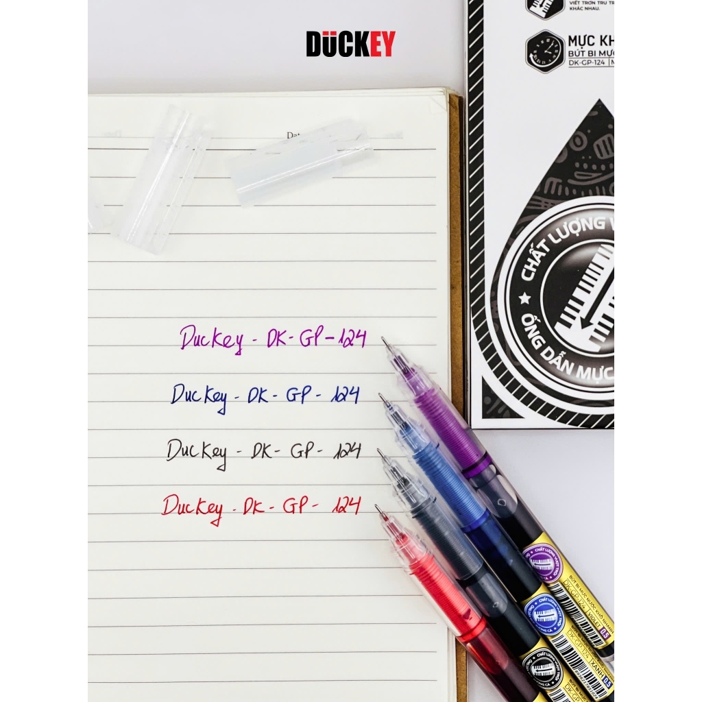 Bút Mực Lỏng DUCKEY DK-GP-124 0.5mm – Viết Mượt, Thương Hiệu Việt Nam