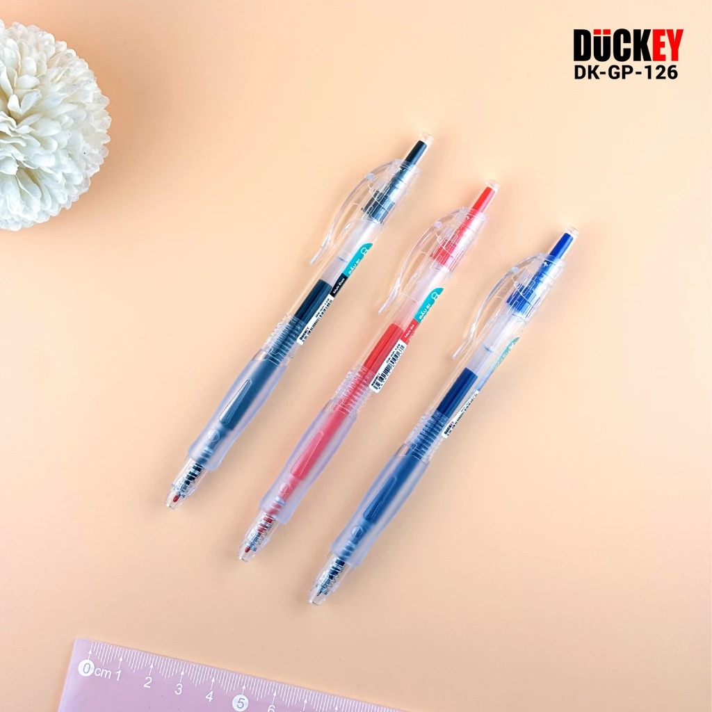 Bút nước bấm Duckey DK-GP-126 ngòi ST - Thương hiệu Việt Nam