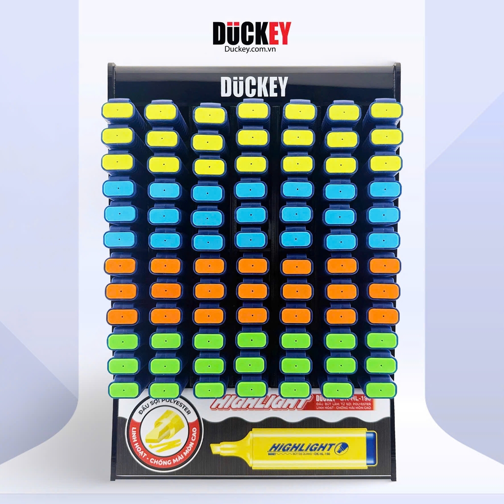 Bộ 84 Bút Nhớ Dòng Highlight DK-HL-190 thương hiệu Duckey Việt Nam