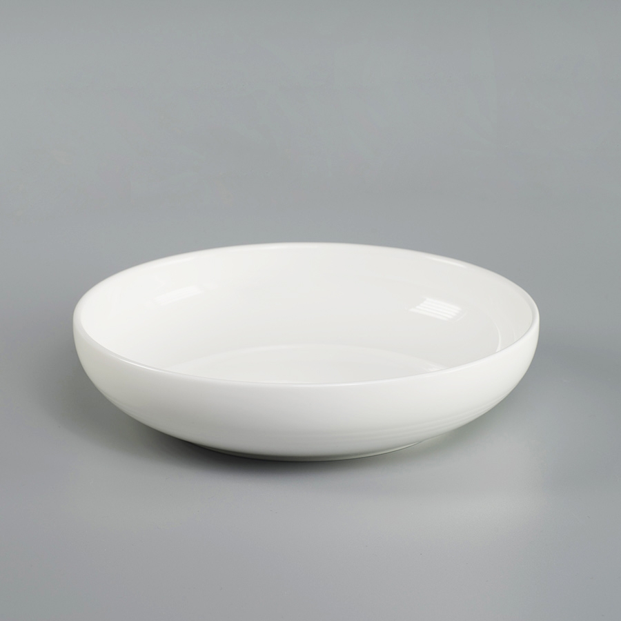 Đĩa tròn sâu lòng 20,4cm sứ xương Hàn Quốc Haengnam MB-2123