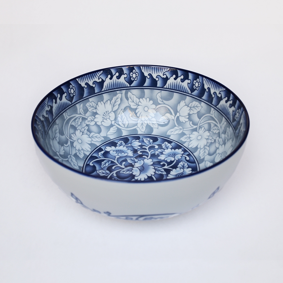 Bát, tô phở 19,5cm sứ hoa văn cao cấp Hàn Quốc Sambo MD-032