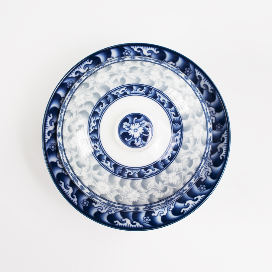 Bát, âu có nắp sứ hoa văn cao cấp Hàn Quốc Sambo