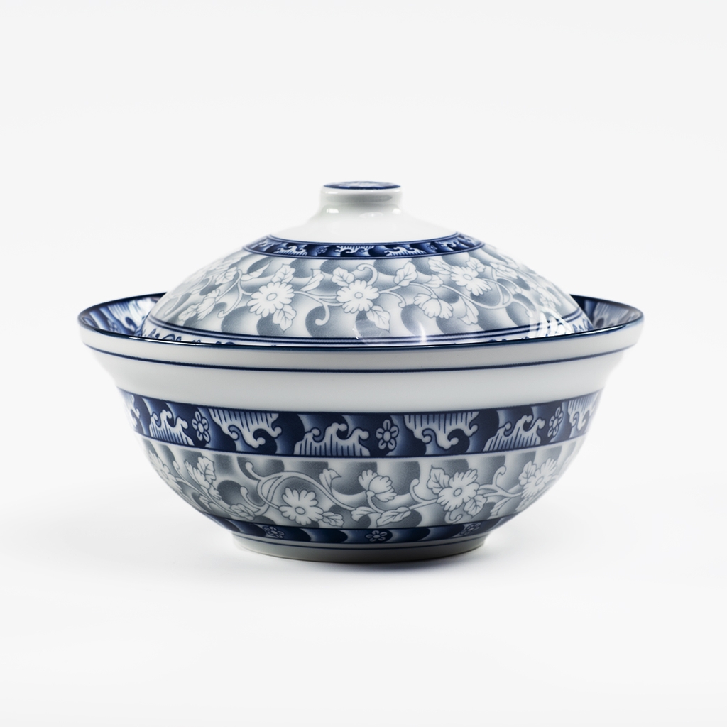 Bát, âu có nắp sứ hoa văn cao cấp Hàn Quốc Sambo