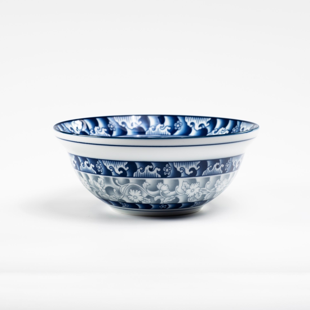 Bát, tô phở số 7 – 18cm sứ hoa văn cao cấp Hàn Quốc Sambo MD-095