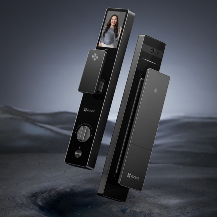 Khóa cửa điện tử EZVIZ DL50FVS (APP, Khuôn mặt, vân tay, mật mã, chìa cơ)
