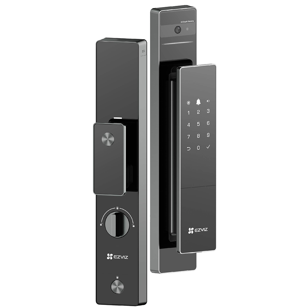Khóa cửa điện tử EZVIZ DL50FVS (APP, Khuôn mặt, vân tay, mật mã, chìa cơ)