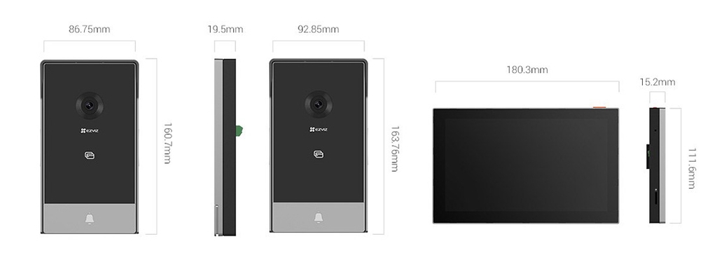 Chuông hình EZVIZ HP5 (Màn 7 inch, Wifi)