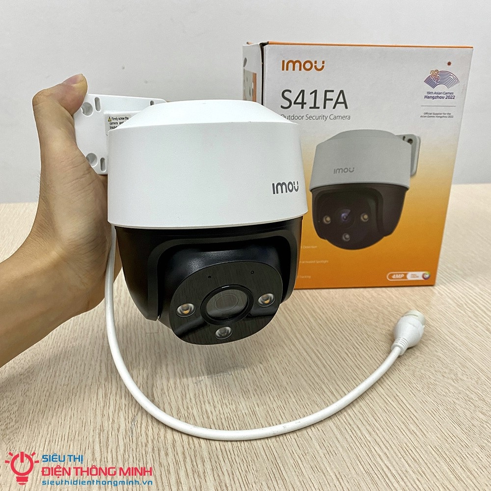 Camera IMOU IPC-S41FAP (quay quét 4MP, có PoE, liền Mic)