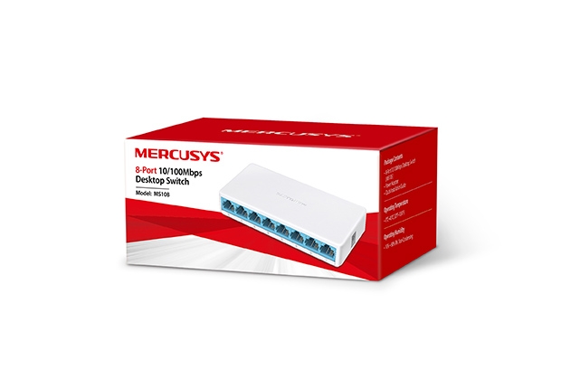 Switch chia mạng Mercusys MS108 (8 cổng)