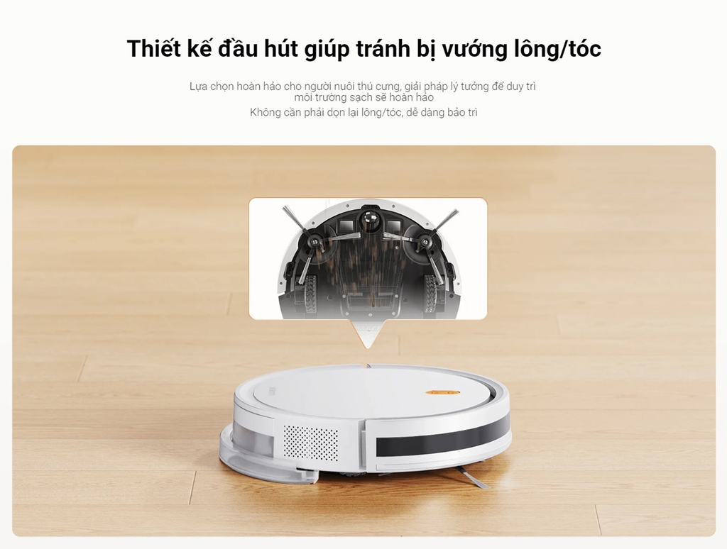 Robot hút bụi lau nhà Xiaomi Vacuum E5 (Chính Hãng, BH 12 tháng)
