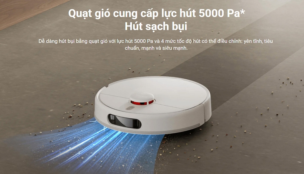 Robot hút bụi lau nhà Xiaomi Vacuum X20 (Tự động giặt rẻ lau, chính Hãng)