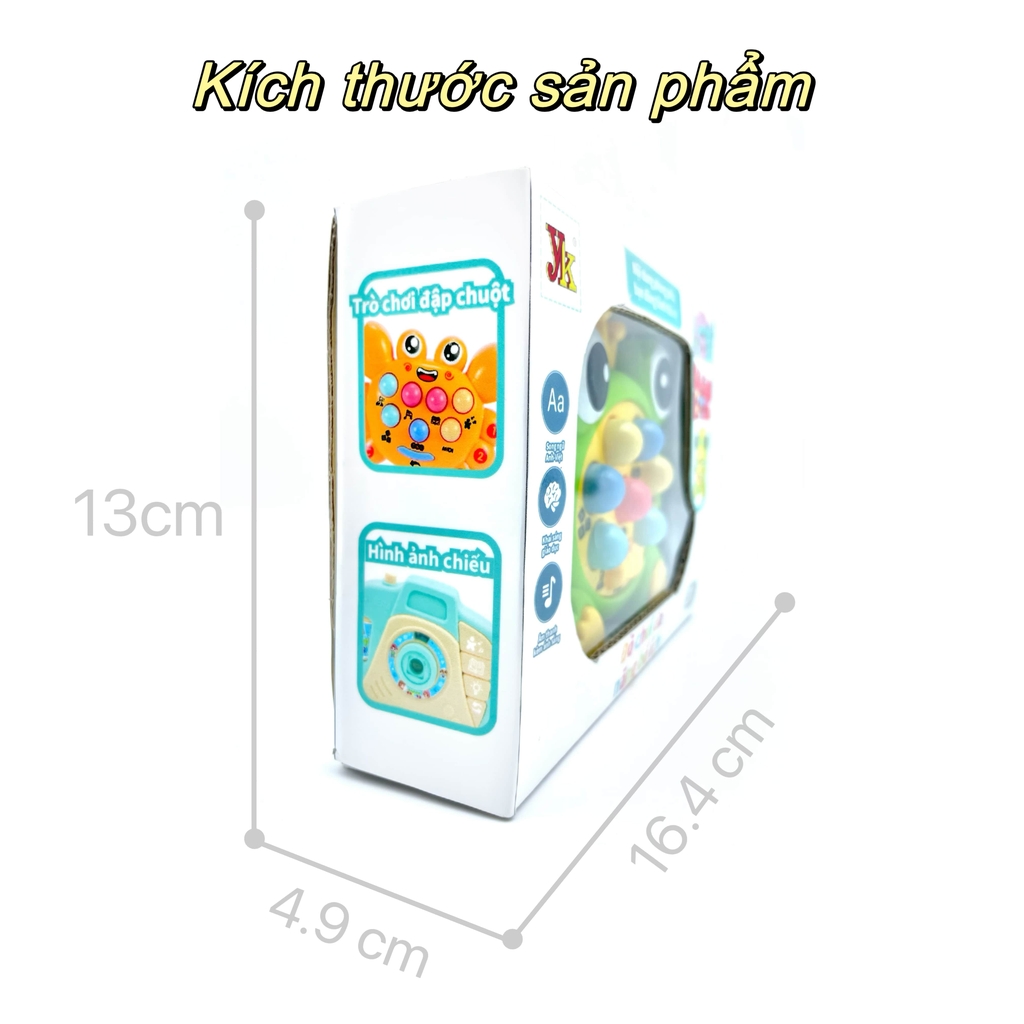 ĐỒ CHƠI GIÁO DỤC- POPIT HÌNH ẾCH