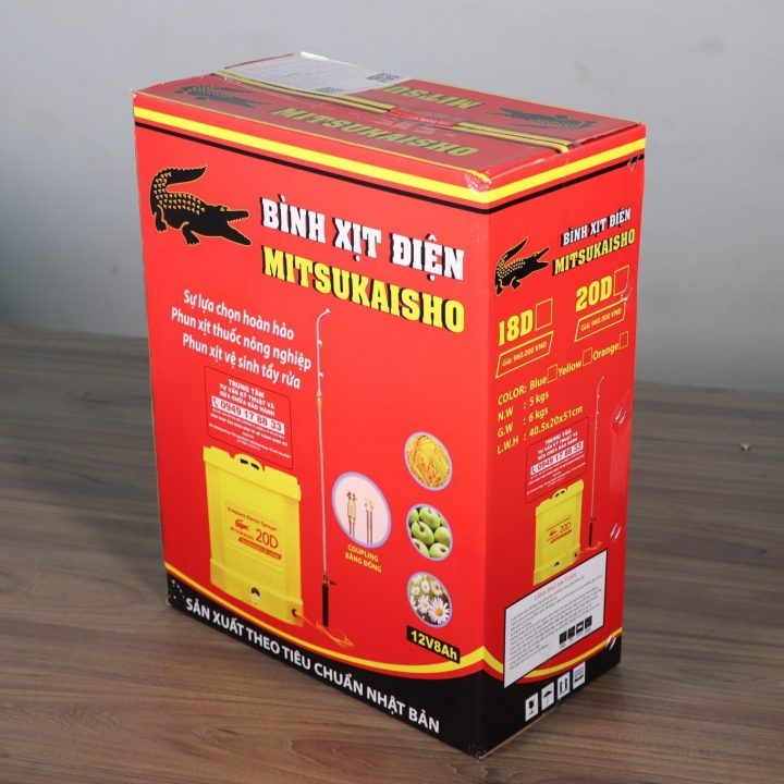 Bình Phun Xịt Điện Mitsukaisho 20L 20D