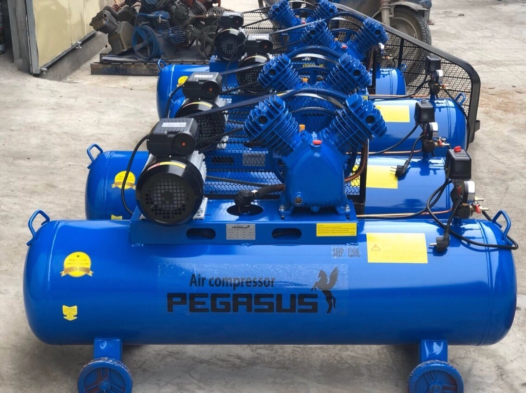 Máy Nén Khí Dây Đai Pegasus 3HP 120L TM-V-0.25/8-120L