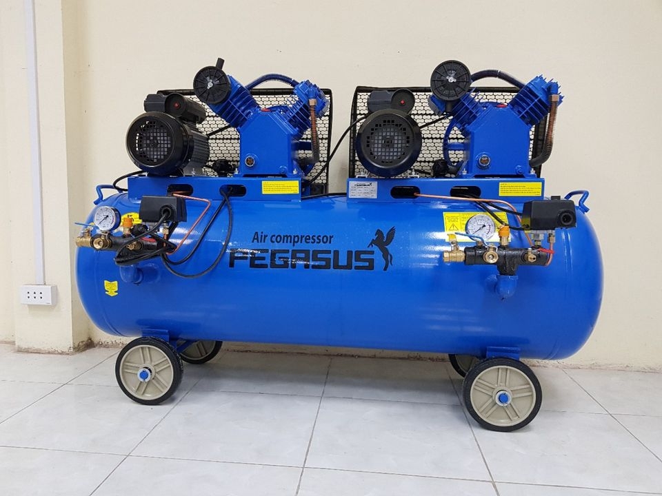 Máy Nén Khí Dây Đai Pegasus 3HP 230L TM-V-0.25/12.5x2-230L