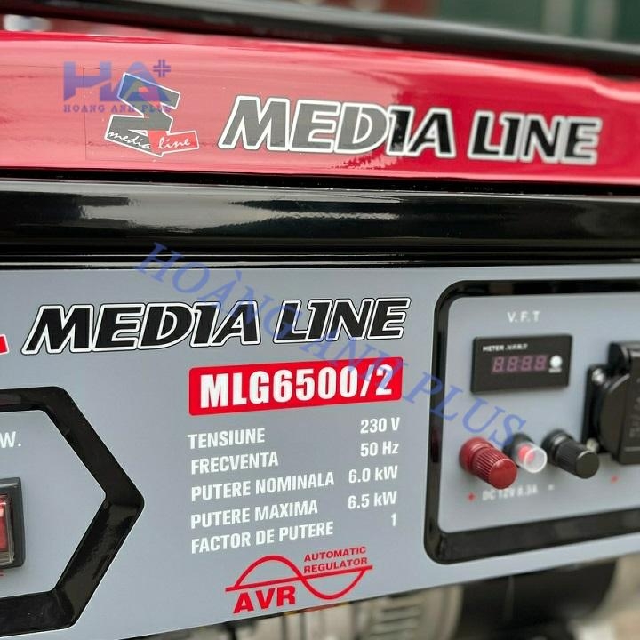 Máy Phát Điện Chạy Xăng Media Line 6Kw MLG6500/2