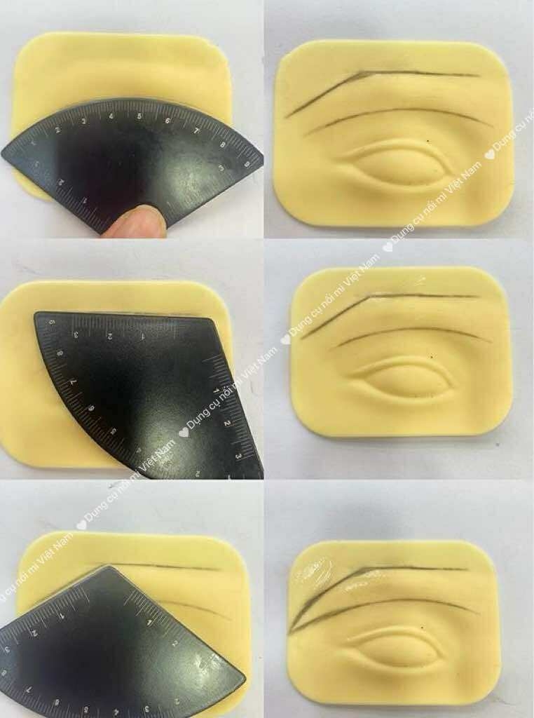 Các loại khung, thước hổ trợ vẽ lông mày Browlamination, ép chân màu, microlading