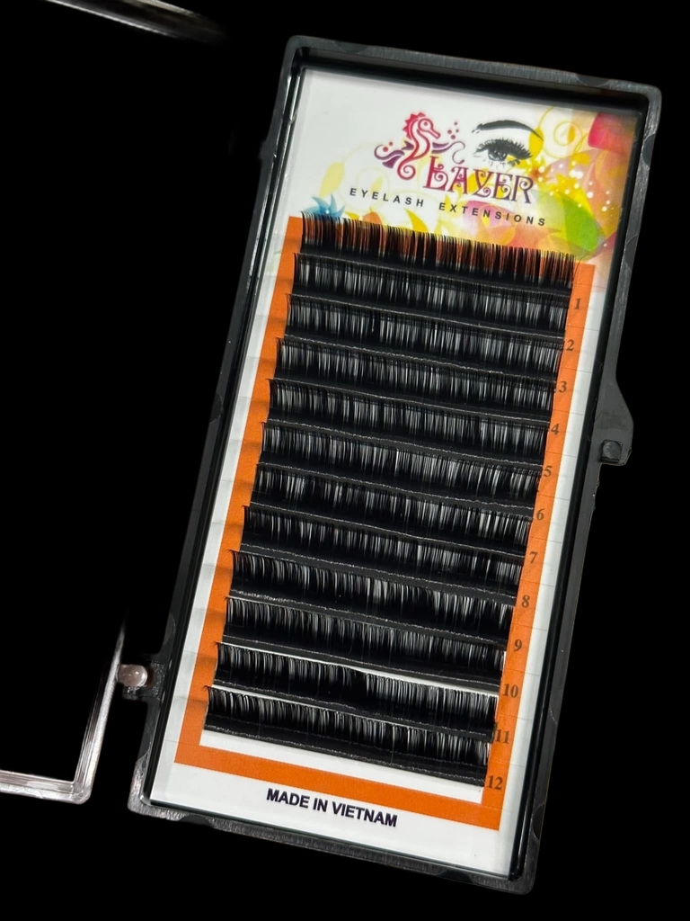 Lông mi nối 0.07 C Cc D U (0.07 SOFT SILK lash trays)