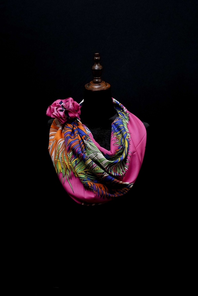 khăn quàng cổ silk V1100